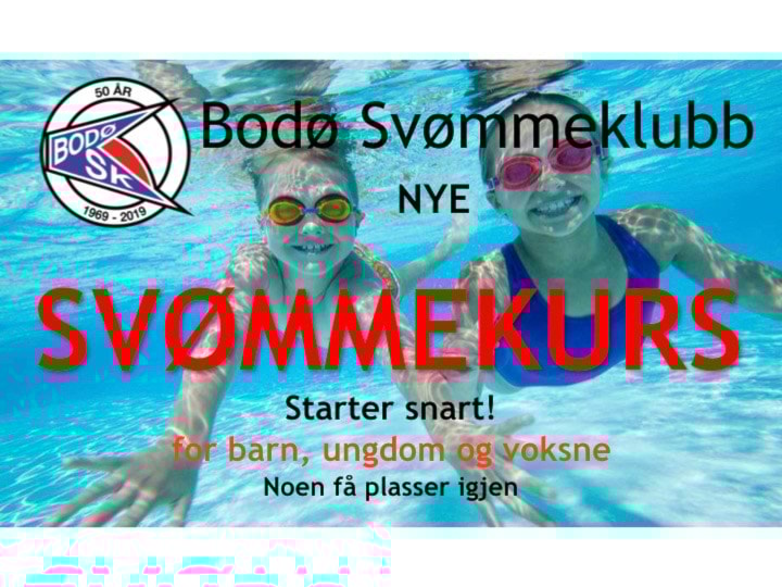 Nye SVØMMEKURS starter i januar